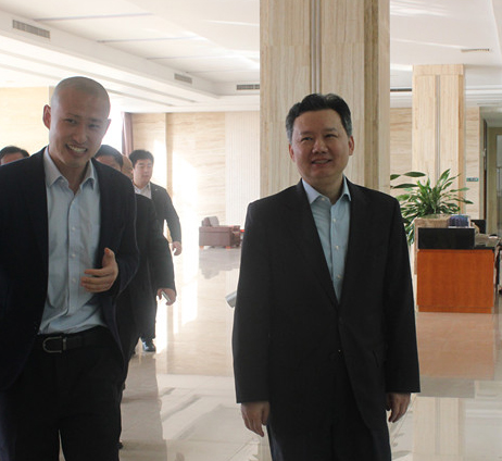 诚通集团董事长马正武调研冠豪高新