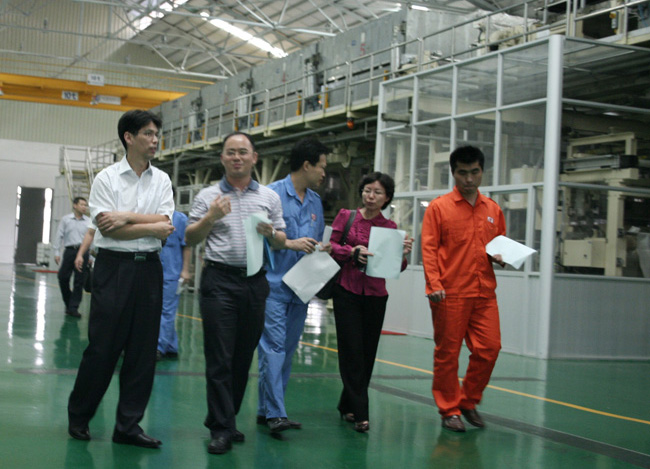 诚通集团安全生产检查组到冠豪高新检查工作